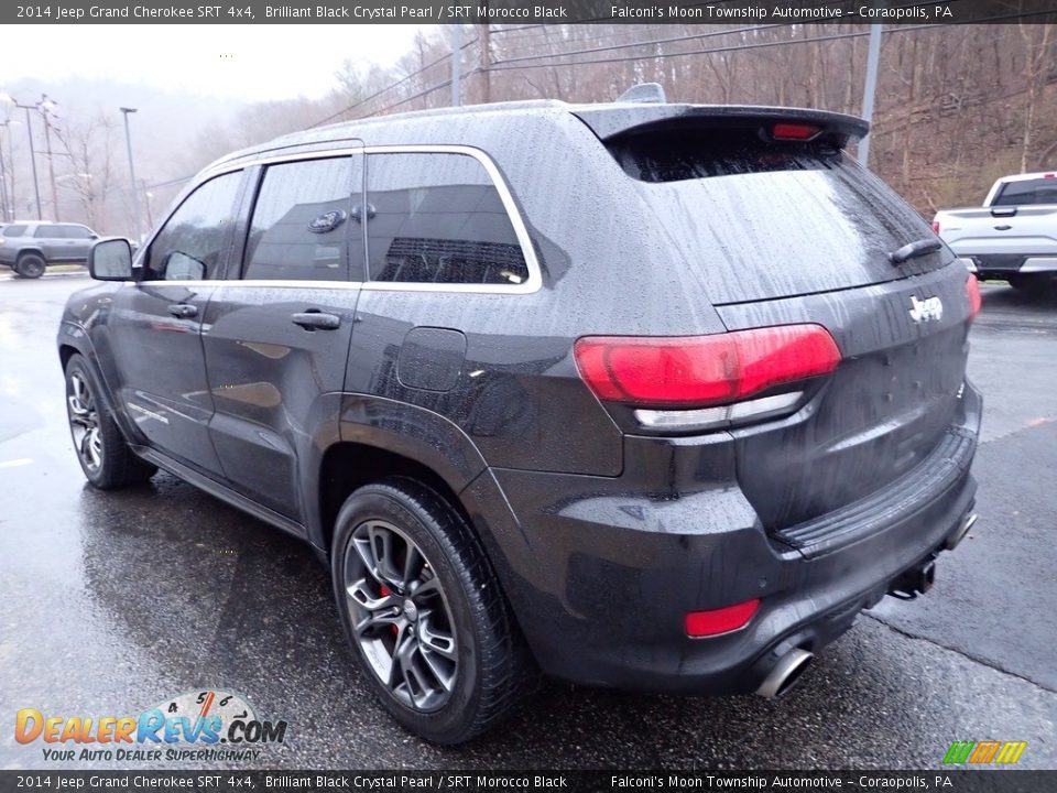 2014 Jeep Grand Cherokee SRT 4x4 Brilliant Black Crystal Pearl / SRT Morocco Black Photo #5