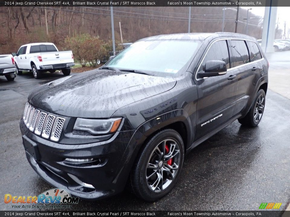 2014 Jeep Grand Cherokee SRT 4x4 Brilliant Black Crystal Pearl / SRT Morocco Black Photo #7