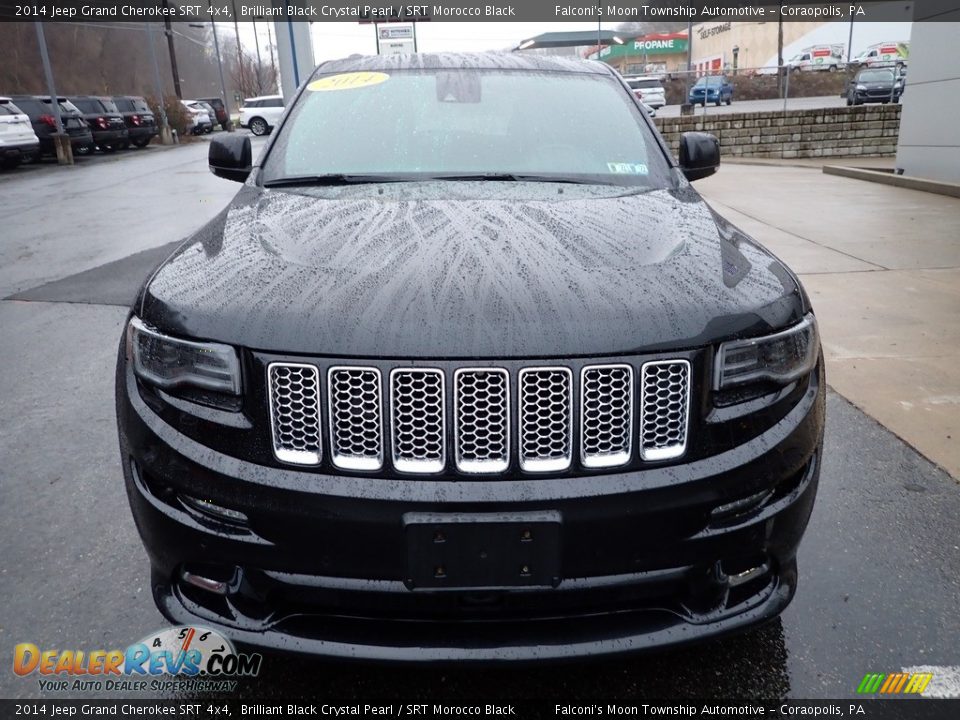 2014 Jeep Grand Cherokee SRT 4x4 Brilliant Black Crystal Pearl / SRT Morocco Black Photo #8