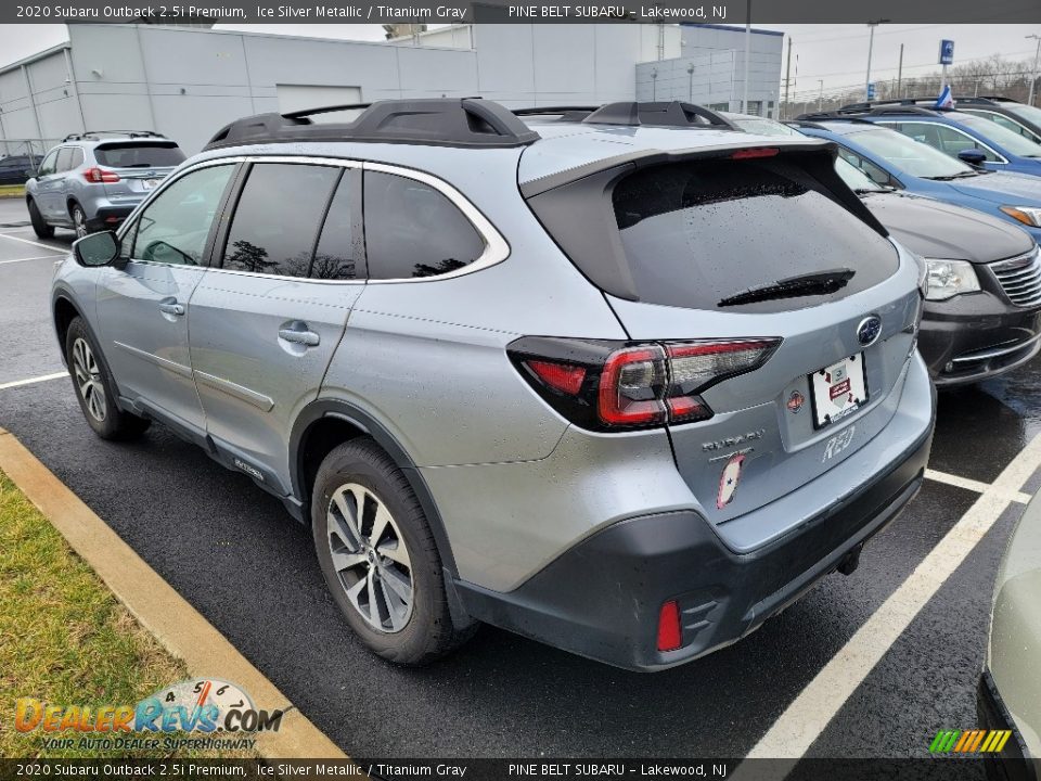 2020 Subaru Outback 2.5i Premium Ice Silver Metallic / Titanium Gray Photo #4