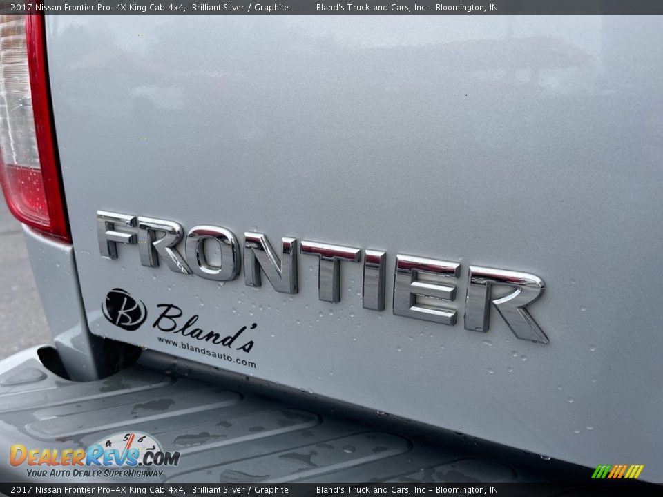 2017 Nissan Frontier Pro-4X King Cab 4x4 Brilliant Silver / Graphite Photo #29