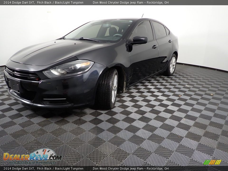 2014 Dodge Dart SXT Pitch Black / Black/Light Tungsten Photo #7