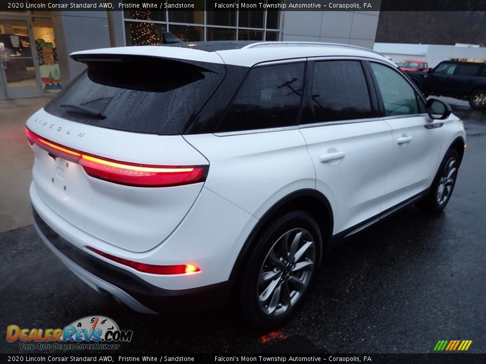 2020 Lincoln Corsair Standard AWD Pristine White / Sandstone Photo #2