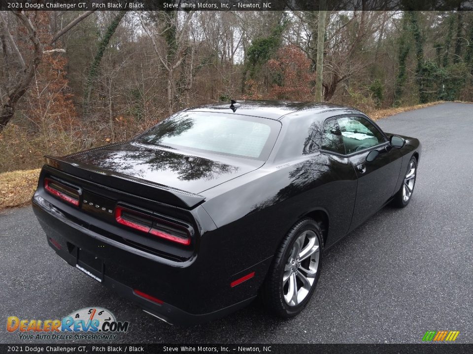 2021 Dodge Challenger GT Pitch Black / Black Photo #6