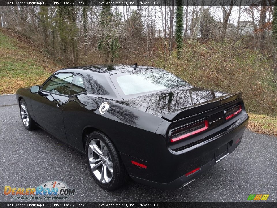 2021 Dodge Challenger GT Pitch Black / Black Photo #8