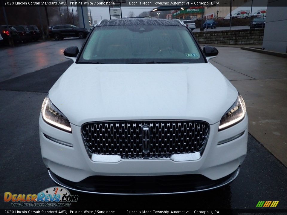 2020 Lincoln Corsair Standard AWD Pristine White / Sandstone Photo #8