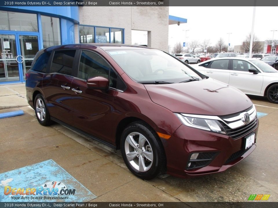 Front 3/4 View of 2018 Honda Odyssey EX-L Photo #3