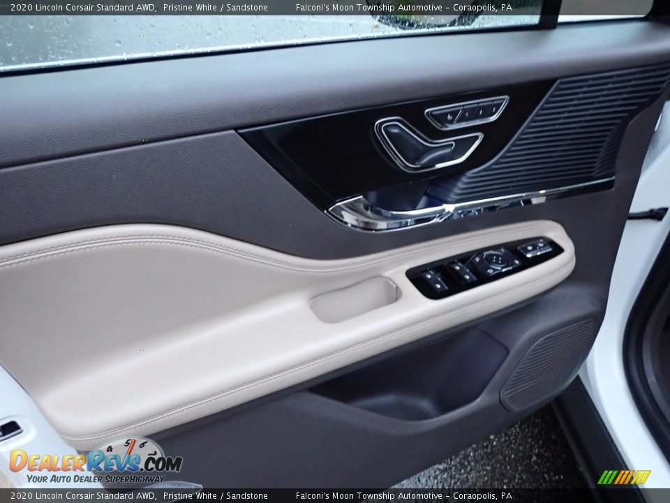 2020 Lincoln Corsair Standard AWD Pristine White / Sandstone Photo #21