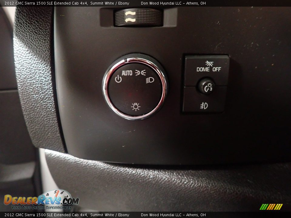 2012 GMC Sierra 1500 SLE Extended Cab 4x4 Summit White / Ebony Photo #29