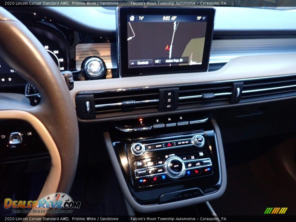 2020 Lincoln Corsair Standard AWD Pristine White / Sandstone Photo #26