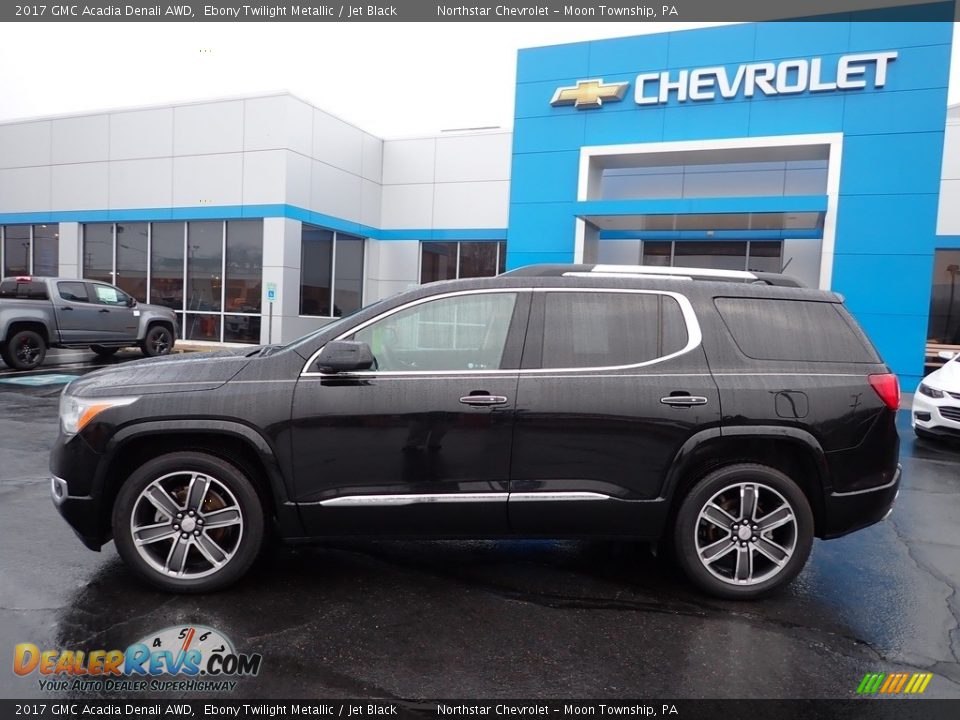 2017 GMC Acadia Denali AWD Ebony Twilight Metallic / Jet Black Photo #3