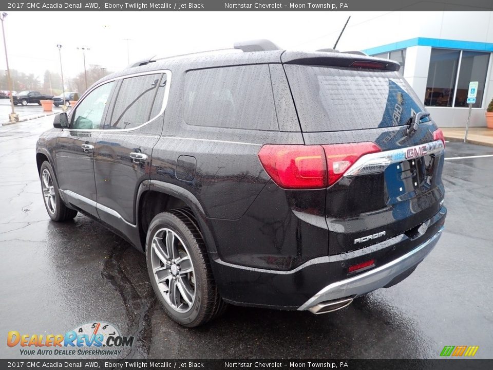 2017 GMC Acadia Denali AWD Ebony Twilight Metallic / Jet Black Photo #4