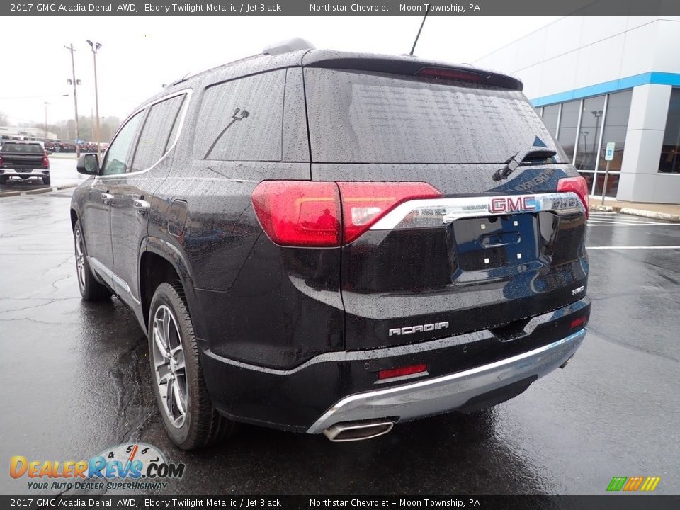 2017 GMC Acadia Denali AWD Ebony Twilight Metallic / Jet Black Photo #5