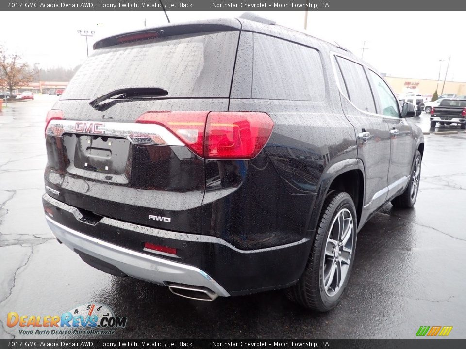 2017 GMC Acadia Denali AWD Ebony Twilight Metallic / Jet Black Photo #8