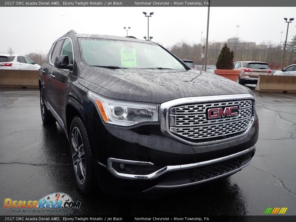2017 GMC Acadia Denali AWD Ebony Twilight Metallic / Jet Black Photo #12