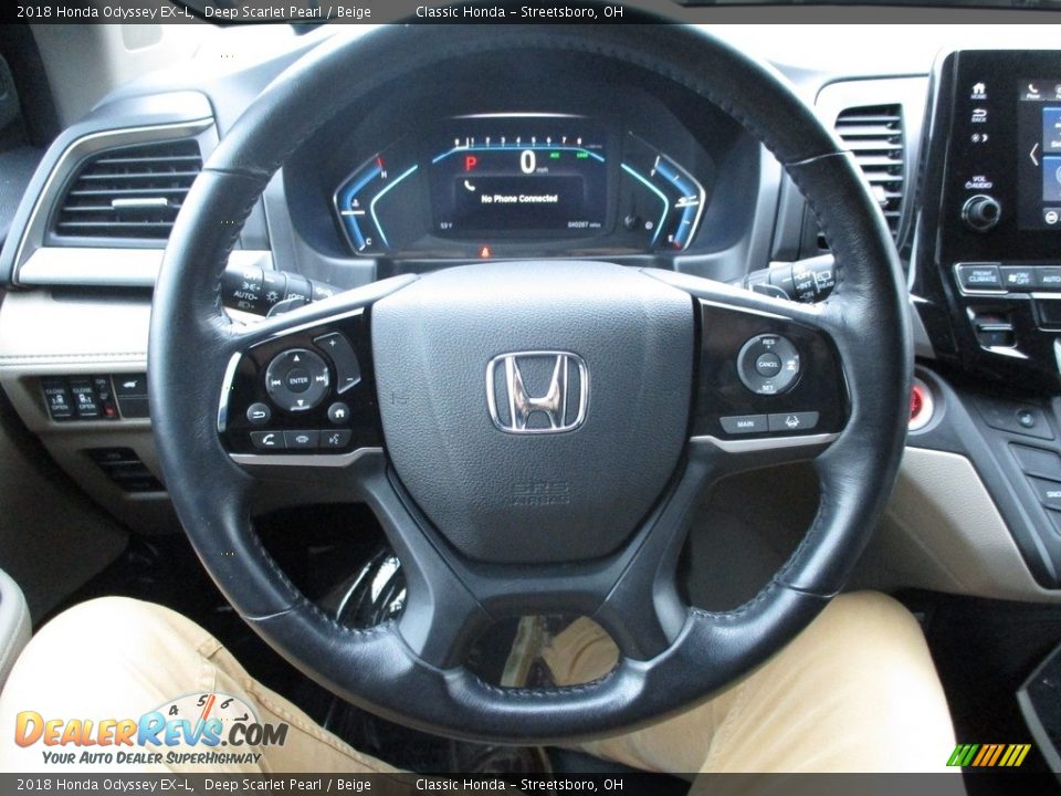 2018 Honda Odyssey EX-L Steering Wheel Photo #36
