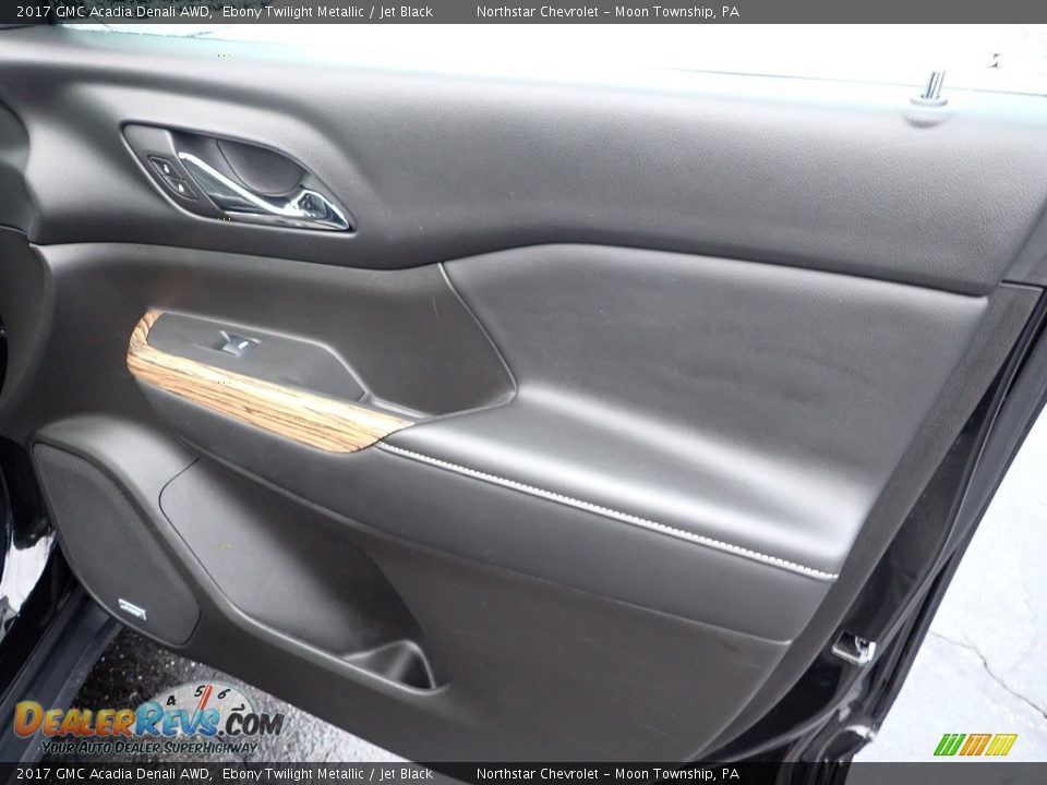 2017 GMC Acadia Denali AWD Ebony Twilight Metallic / Jet Black Photo #18