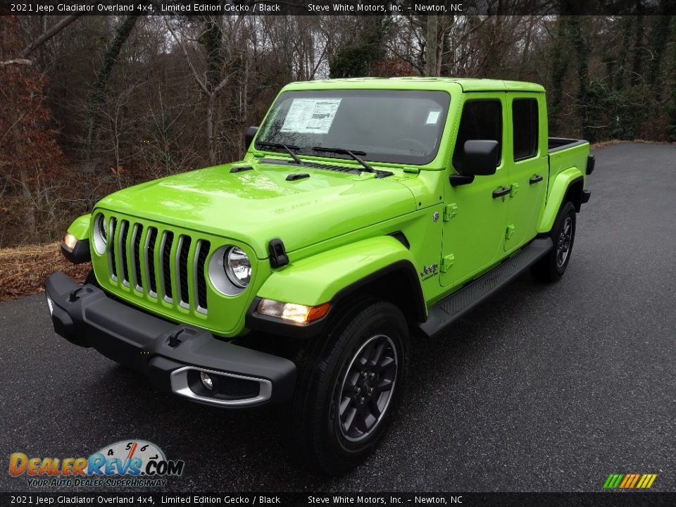 2021 Jeep Gladiator Overland 4x4 Limited Edition Gecko / Black Photo #2