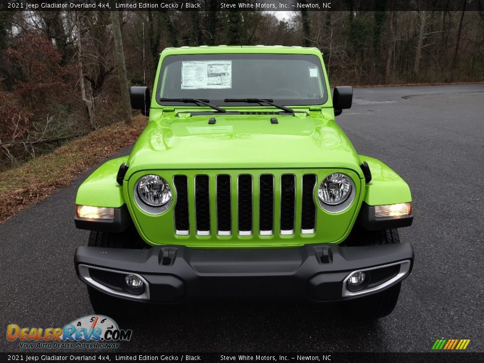 2021 Jeep Gladiator Overland 4x4 Limited Edition Gecko / Black Photo #3