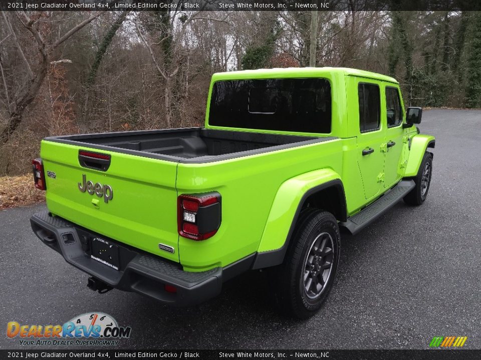 2021 Jeep Gladiator Overland 4x4 Limited Edition Gecko / Black Photo #6