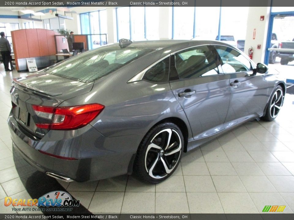 2020 Honda Accord Sport Sedan Modern Steel Metallic / Black Photo #7