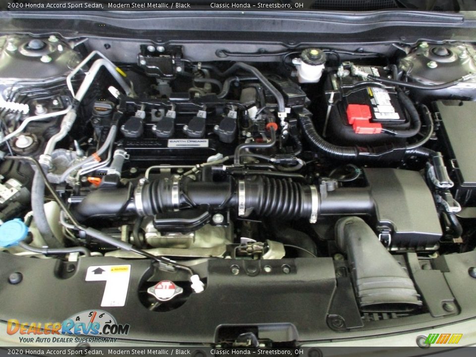 2020 Honda Accord Sport Sedan Modern Steel Metallic / Black Photo #16