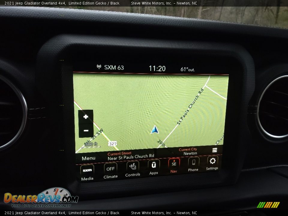 Navigation of 2021 Jeep Gladiator Overland 4x4 Photo #18