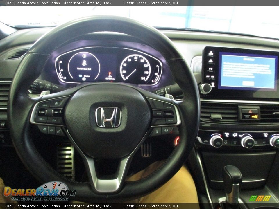 2020 Honda Accord Sport Sedan Modern Steel Metallic / Black Photo #31
