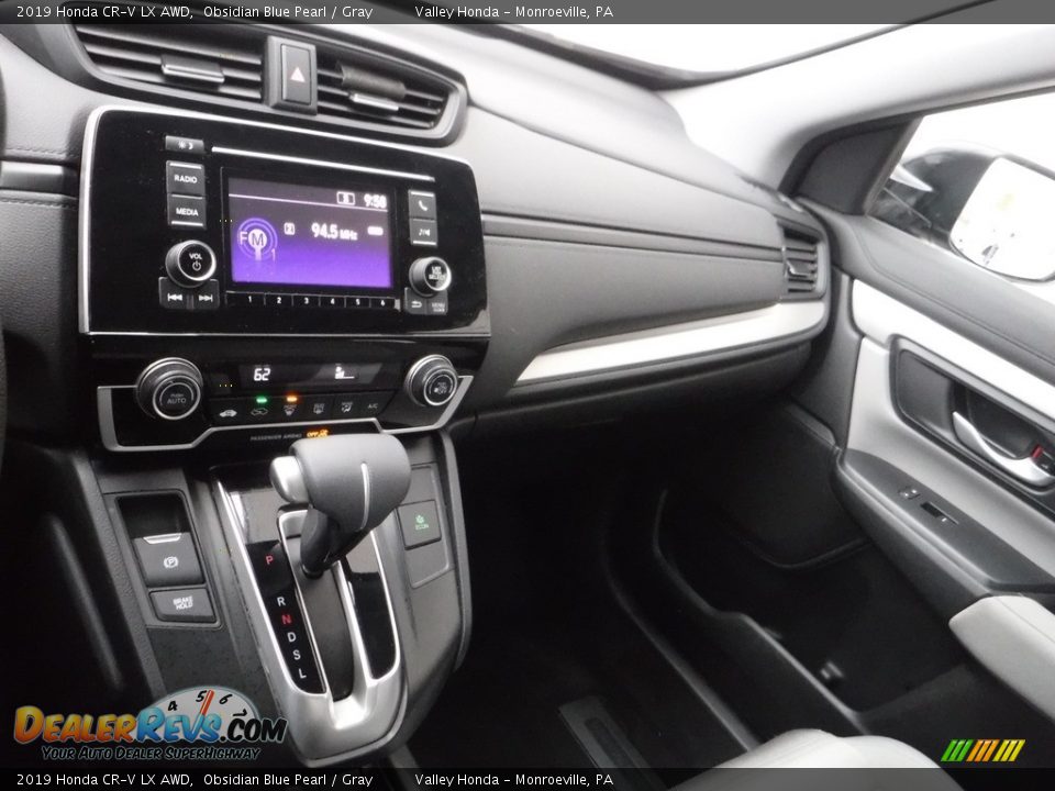 2019 Honda CR-V LX AWD Obsidian Blue Pearl / Gray Photo #14