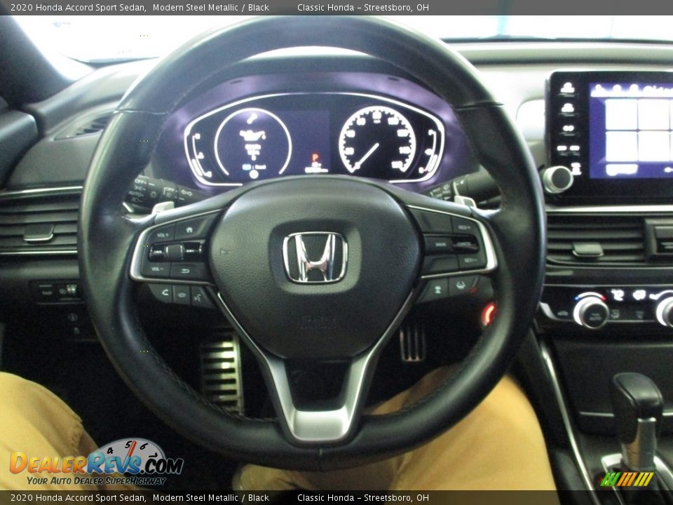 2020 Honda Accord Sport Sedan Modern Steel Metallic / Black Photo #32