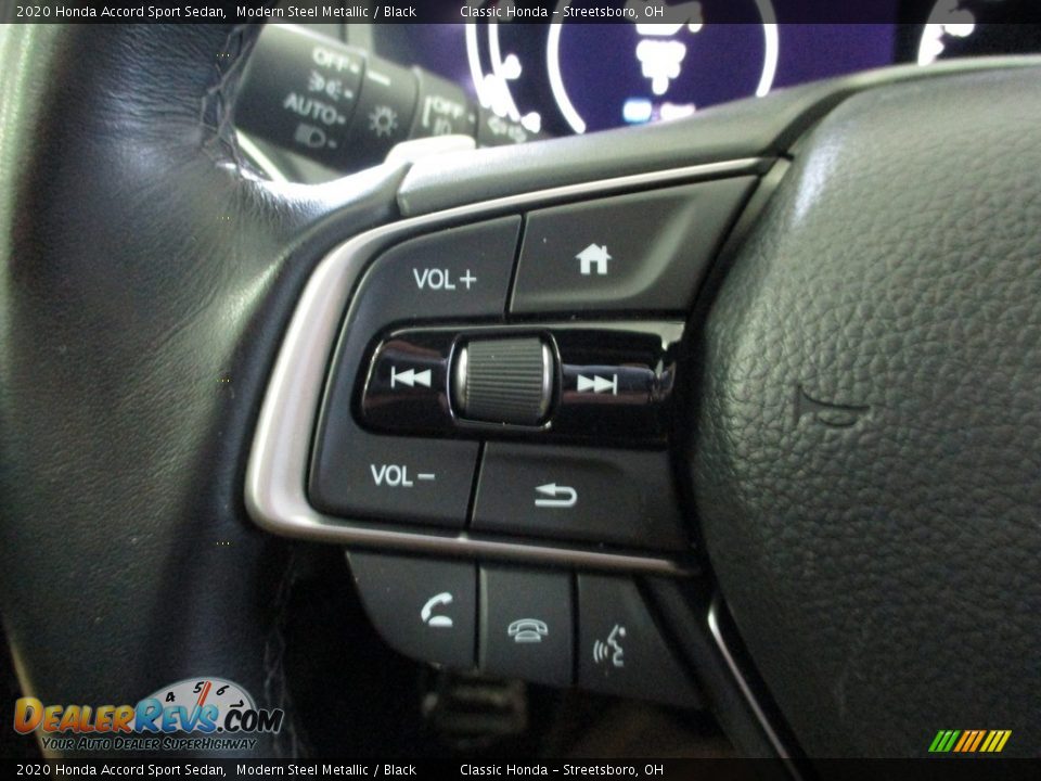 2020 Honda Accord Sport Sedan Modern Steel Metallic / Black Photo #33