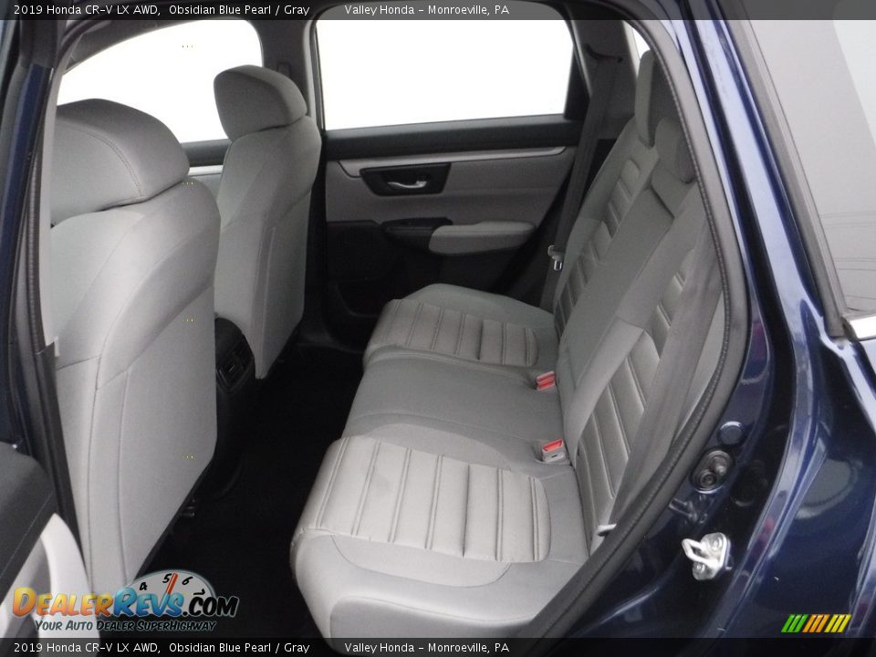 2019 Honda CR-V LX AWD Obsidian Blue Pearl / Gray Photo #20