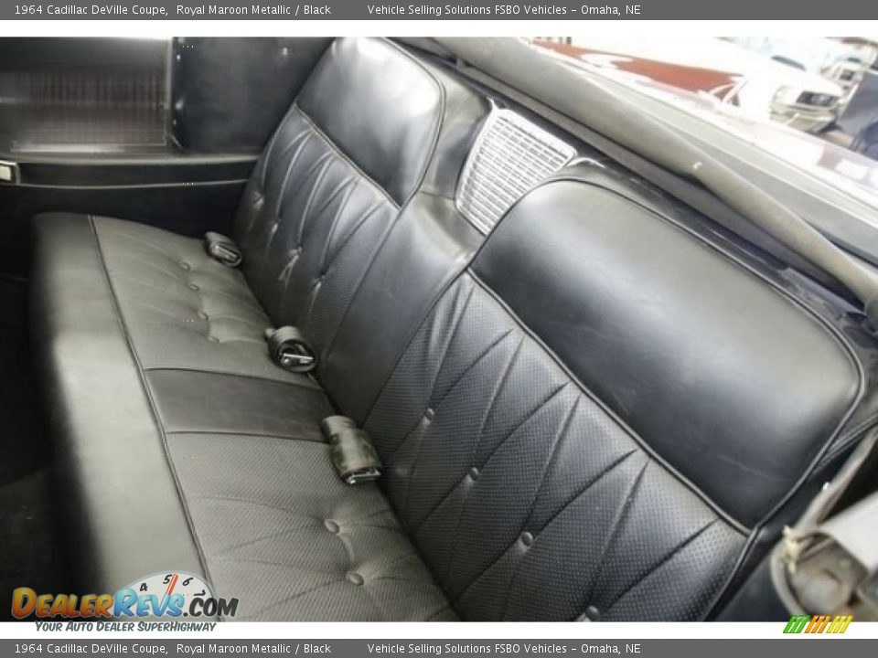Rear Seat of 1964 Cadillac DeVille Coupe Photo #12