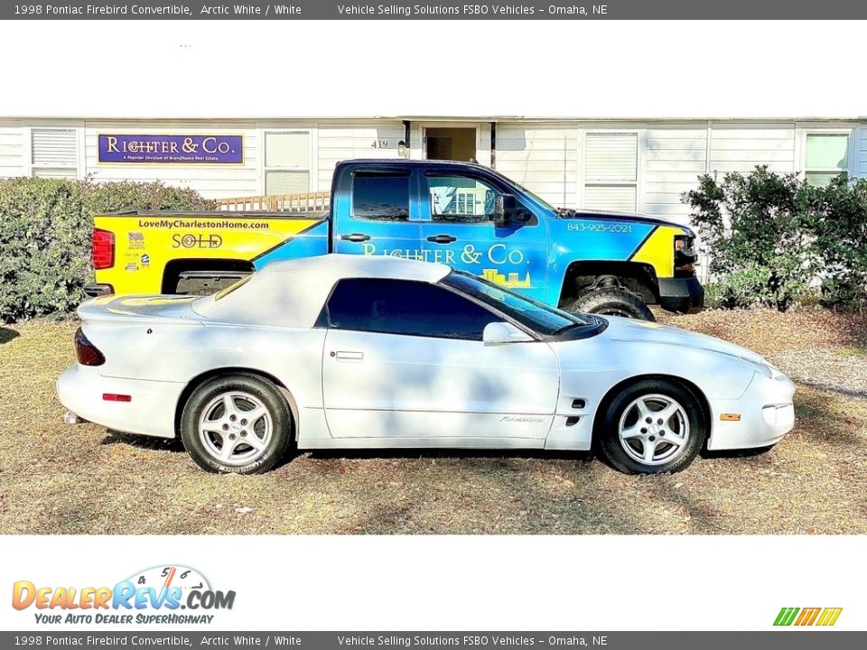 1998 Pontiac Firebird Convertible Arctic White / White Photo #1