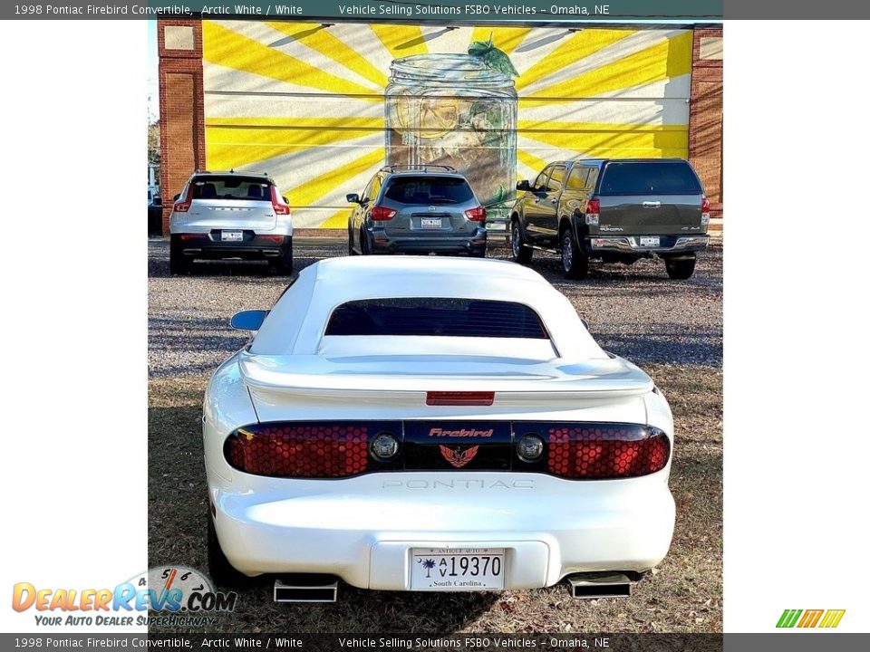 1998 Pontiac Firebird Convertible Arctic White / White Photo #16