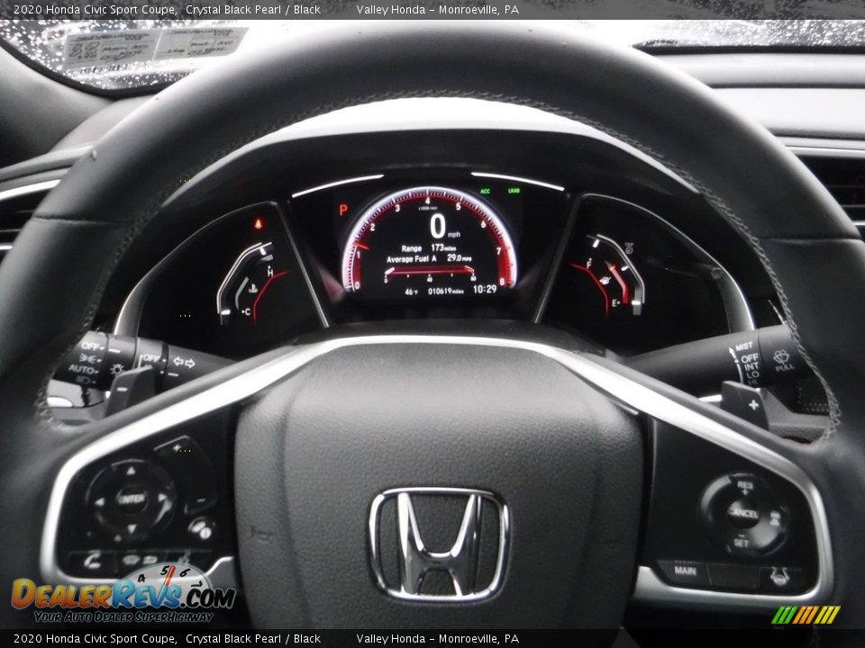 2020 Honda Civic Sport Coupe Steering Wheel Photo #20