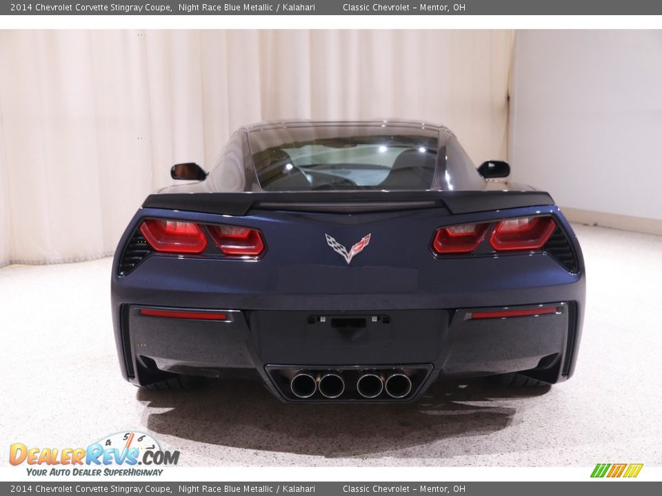 2014 Chevrolet Corvette Stingray Coupe Night Race Blue Metallic / Kalahari Photo #19