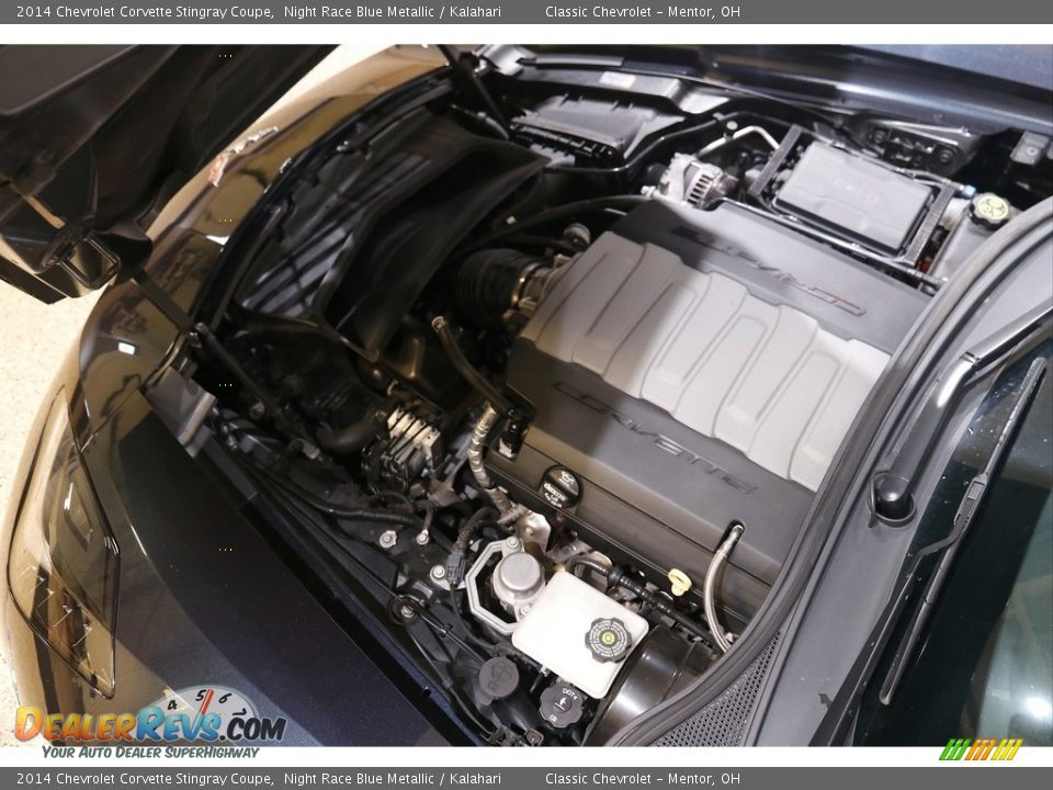 2014 Chevrolet Corvette Stingray Coupe Night Race Blue Metallic / Kalahari Photo #20