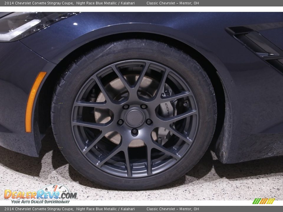 2014 Chevrolet Corvette Stingray Coupe Night Race Blue Metallic / Kalahari Photo #22