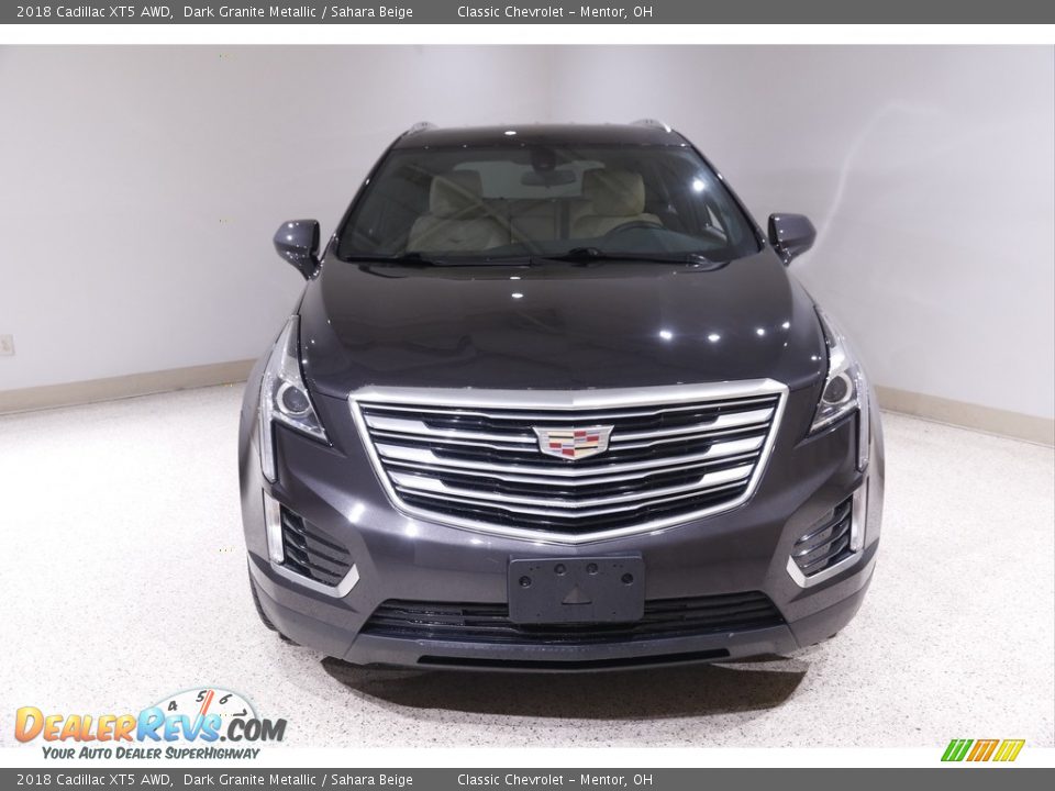 2018 Cadillac XT5 AWD Dark Granite Metallic / Sahara Beige Photo #2