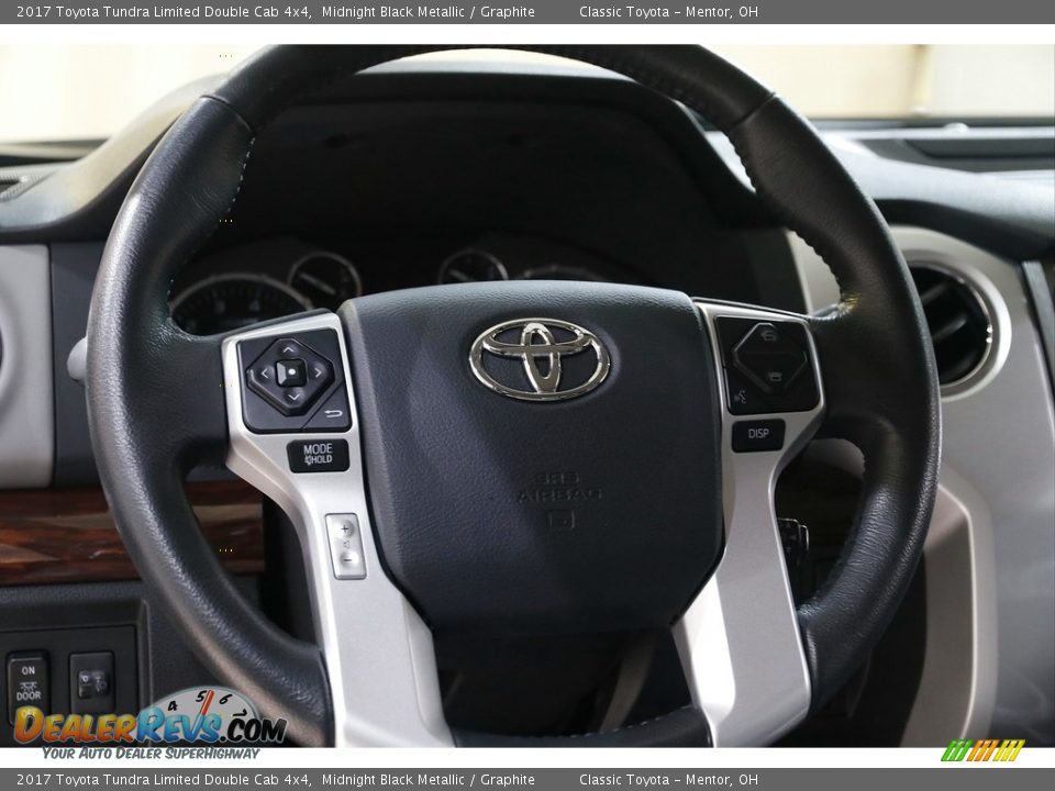 2017 Toyota Tundra Limited Double Cab 4x4 Steering Wheel Photo #7