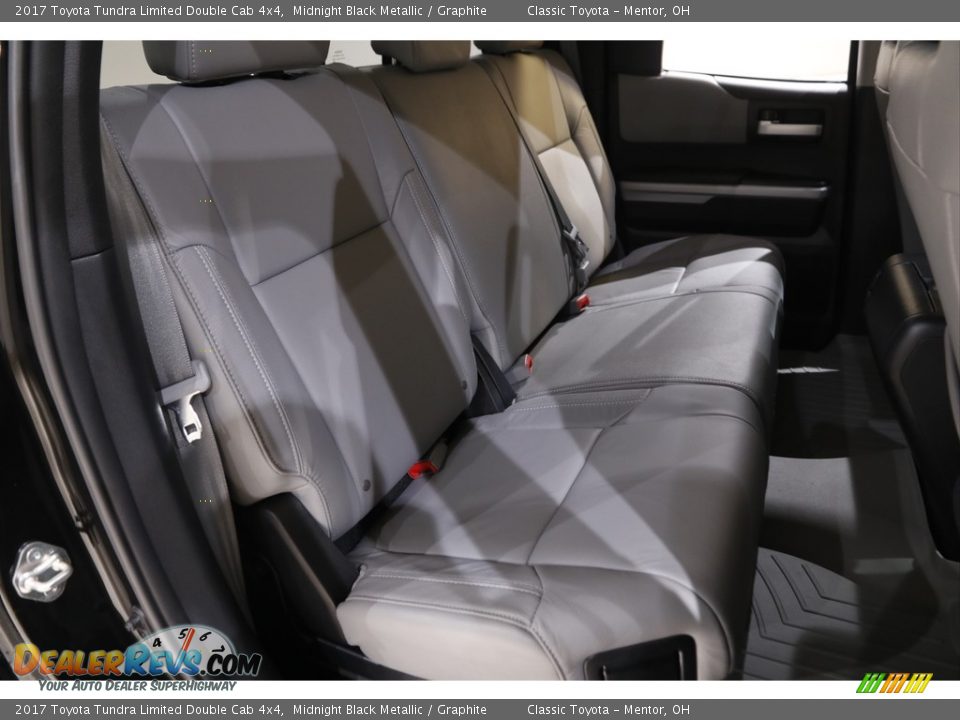 Rear Seat of 2017 Toyota Tundra Limited Double Cab 4x4 Photo #16