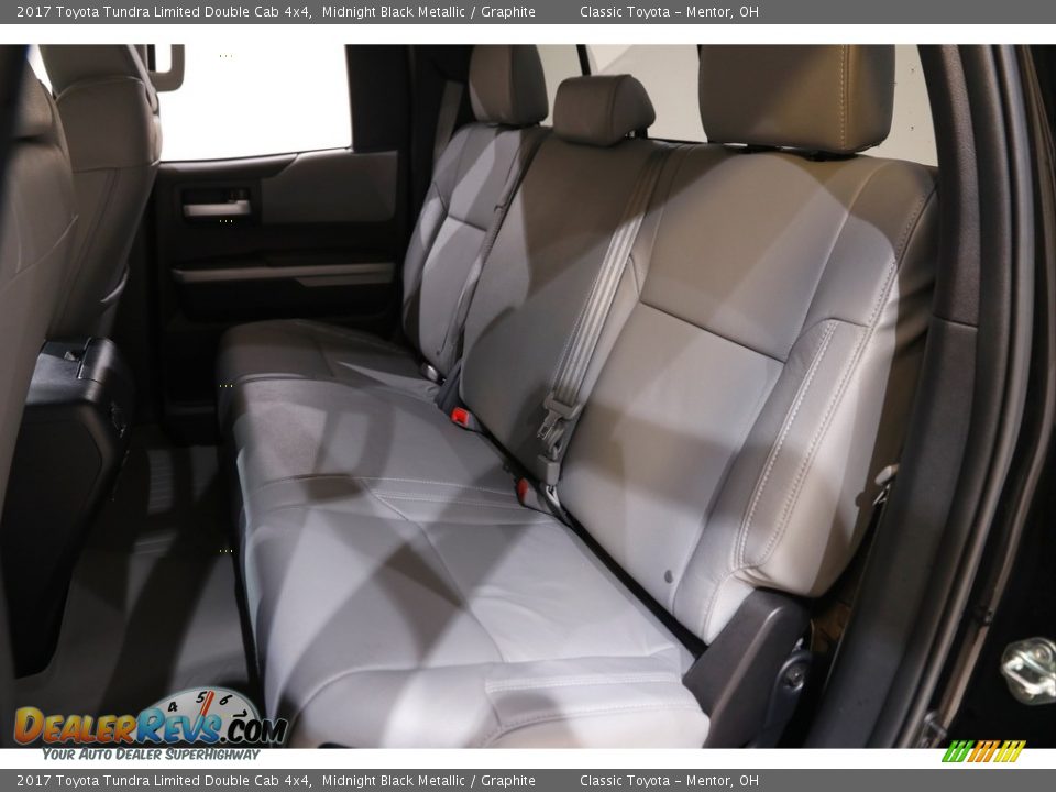 Rear Seat of 2017 Toyota Tundra Limited Double Cab 4x4 Photo #17