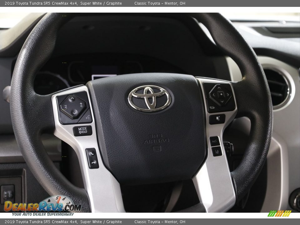 2019 Toyota Tundra SR5 CrewMax 4x4 Super White / Graphite Photo #7