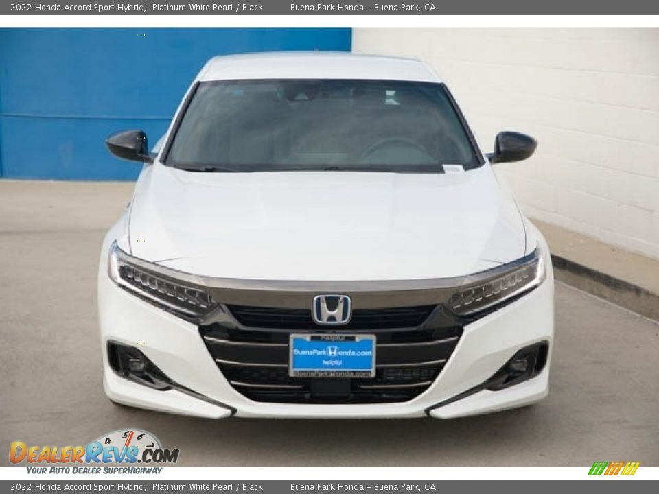 2022 Honda Accord Sport Hybrid Platinum White Pearl / Black Photo #3