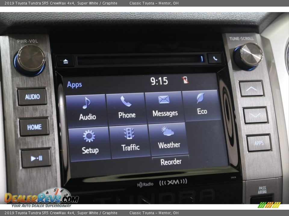 2019 Toyota Tundra SR5 CrewMax 4x4 Super White / Graphite Photo #11