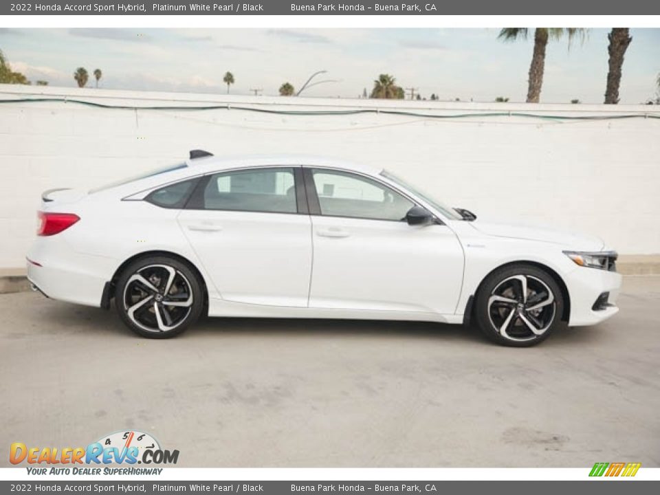 Platinum White Pearl 2022 Honda Accord Sport Hybrid Photo #8