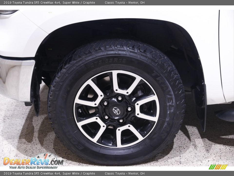 2019 Toyota Tundra SR5 CrewMax 4x4 Super White / Graphite Photo #18