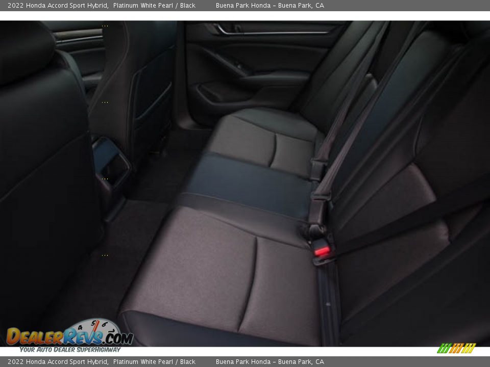 Rear Seat of 2022 Honda Accord Sport Hybrid Photo #16