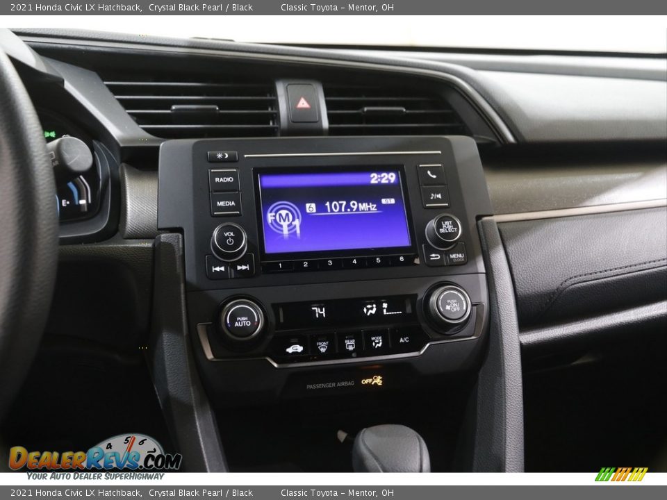 Controls of 2021 Honda Civic LX Hatchback Photo #9